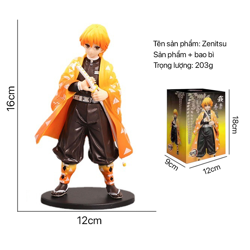 Mô hình Demon Slayer - Zenitsu 10cm 1 Mô hình Demon Slayer